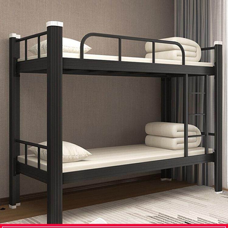 加厚铁艺床双层上下铺铁床学校双人学生上下床员工宿舍高低铁架床