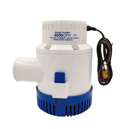 舱底泵12V/24V大流量泵3000/3500/3700/4000GPH 房车专用水泵抽水