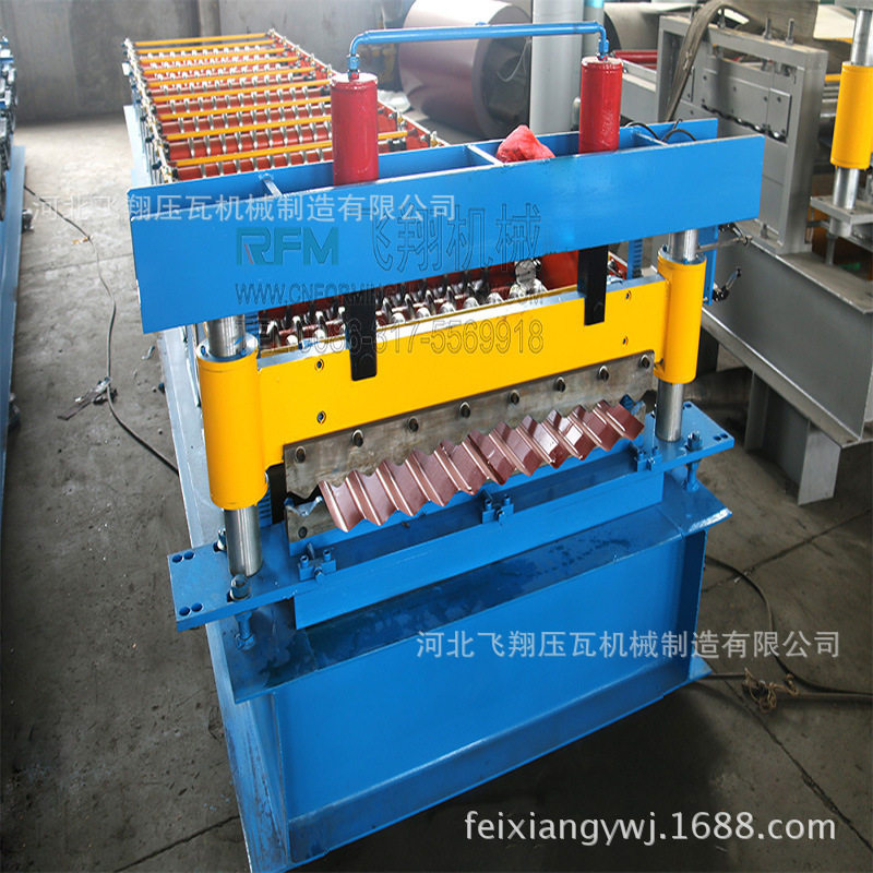 厂家销售高数输入性能全自动波纹板彩钢压瓦机冷弯机械