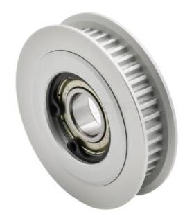 同步轮惰轮 两侧双轴承EVD46钢制发黑S5M型S5M100 S5M150 S5M250