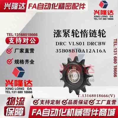 涨紧轮链轮 单轴承双轴承 DRC,VLS01 DRCBW 35B08B10A12A16A惰轮