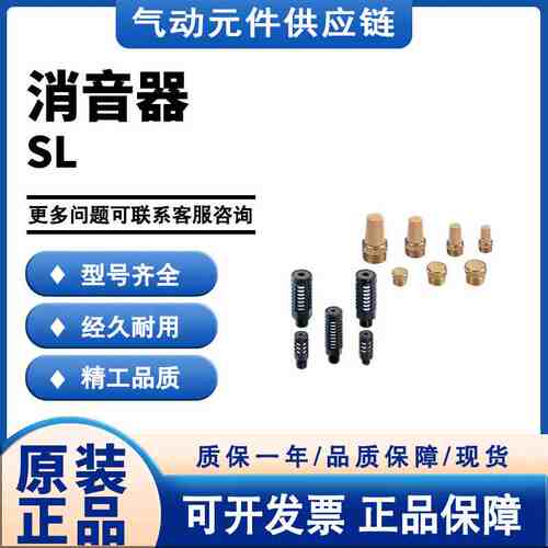 CHELIC气立可SL-M5/SLB-M5/SLP-01/SLR-01/SLBR-01/铜/塑胶消音器