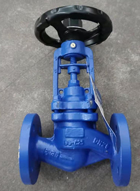 波纹管法兰截止阀WJ41H-25C 德标法兰蒸汽截止阀波纹管法兰截止阀