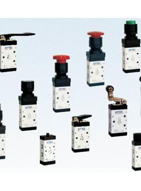 亚德客M5PM110 M5PM210 M5PM-06-08 R-G-B机械阀五口二位