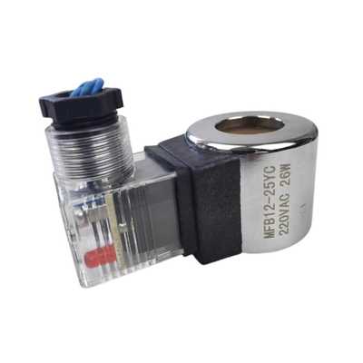 液压电磁阀线圈MFB12-25YC 24VAC/DC 0.6A 1.8A 2.7A孔径13高度37