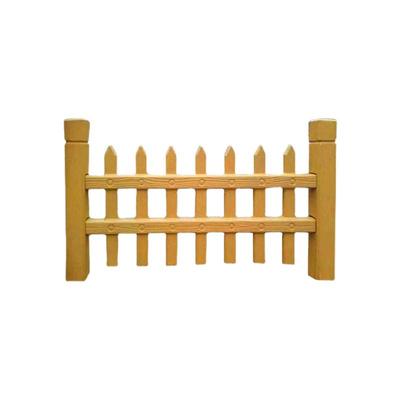 仿木栅栏草坪围挡护围栏菜路边小桩花园水泥栏隔离篱笆园绿化带