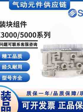 SMC原装集装块组件SX3000-50-1A-C4/51-15A  SX5000-50-1A-C6