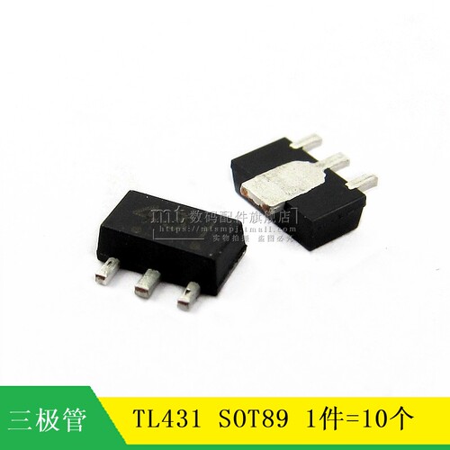 【MT】TL431 SOT89 431 贴片稳压三极管 10个