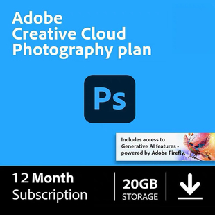 Adobe2025全家桶软件正版创成式填充CreativeCloud Ps Ai订阅月卡