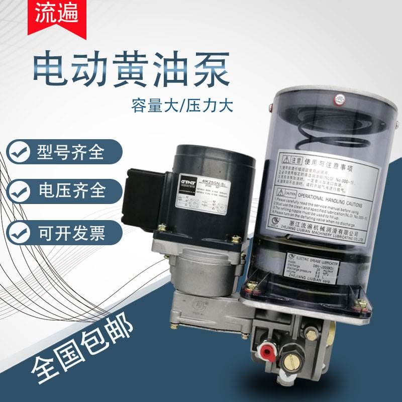 流遍自动油脂润滑泵DBN-J20/08E/08D3电动黄油泵DBS/RDBN-J20/15D