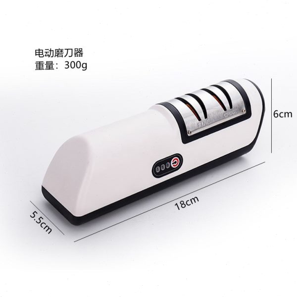 新品小厨房电动磨刀器小型充电磨刀神器工具u磨刀石家用快速磨刀
