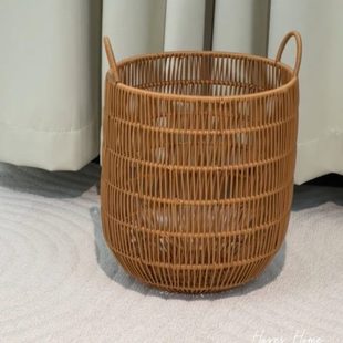 脏衣篓洗衣筐衣服放浴室神器藤编脏衣服收纳筐脏衣篮家用仿卫生间
