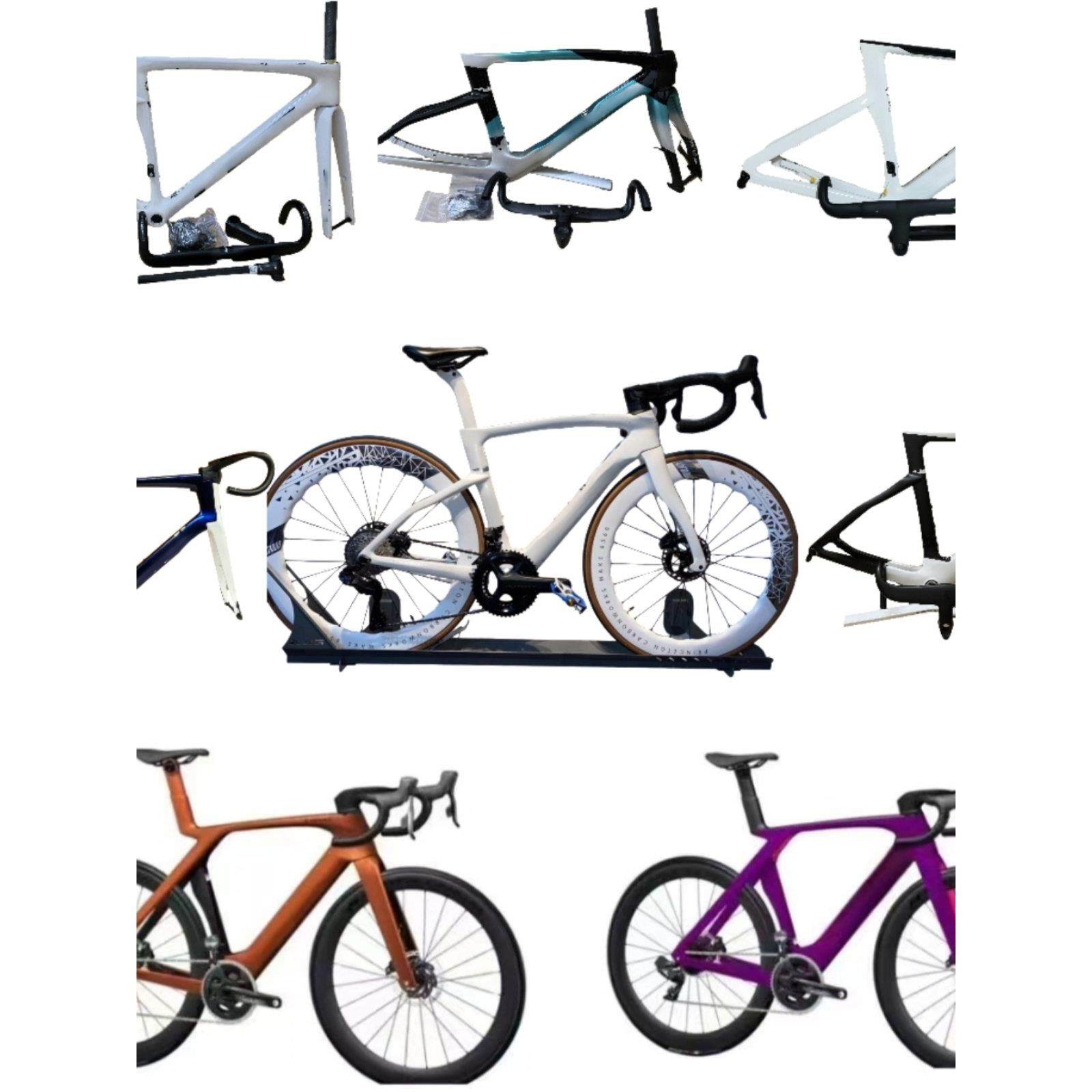 全内走线自行车车架碳纤维超轻自行车竞赛级碳纤维公路自行车车架