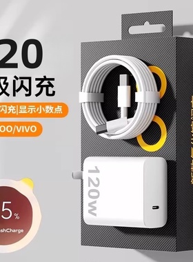 适用vivo充电器iqoo120超级闪充7/8/9pro氮化镓10爱酷neo手机X90插头11/12原套装5正品双type-c快充数据线PD