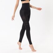 排扣收腹带高腰加压打底裤 23女士塑身提臀裤 日贸显瘦收腹裤 1rk739