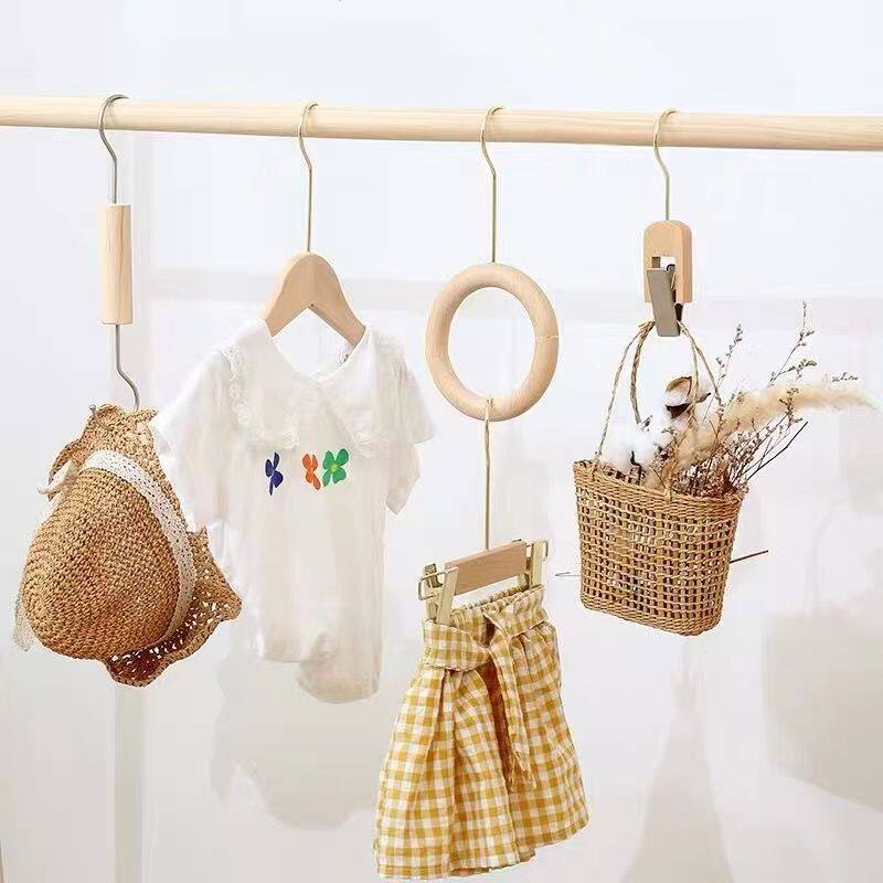 服装店挂钩S钩加长钩子服装店延长衣架挂钩道具陈列架子创意圈圈