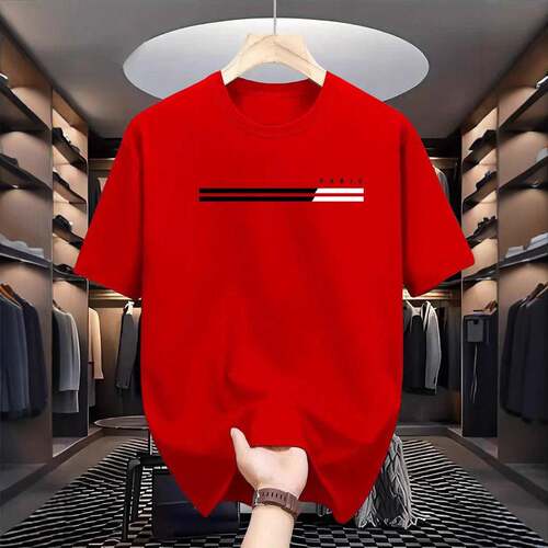 Cotton Short Sleeve T-Shirt Comfortable Summer Short-Sleeve