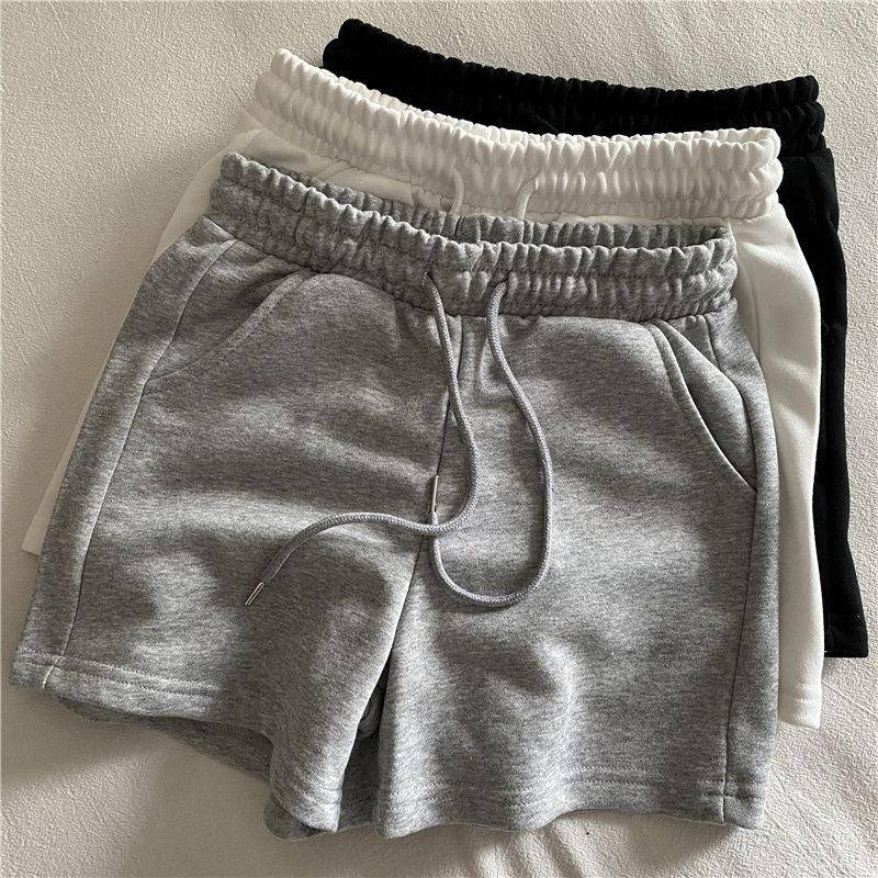 Pearl Grey Blank Shorts Basic