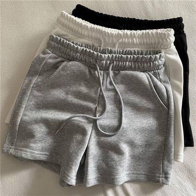 Pearl Grey Blank Shorts Basic