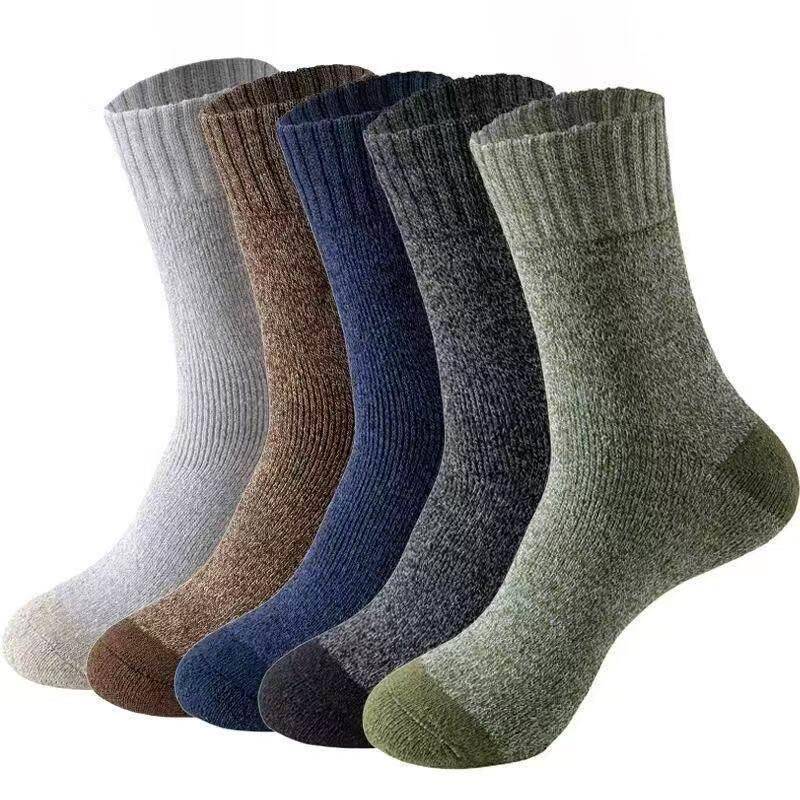 Men Winter Ultra Fleece Sock Set 5 10 15 20 Pairs Elasticity