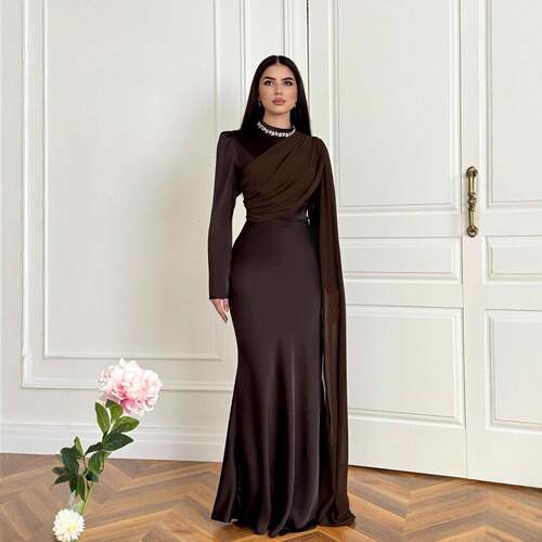 Women Casual Woven Dress Fitted Sleeve Line Comfortable