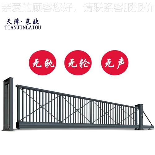 叠能厂家供应铝艺折门铝合小金金属门学校工地单位区APW智别墅门