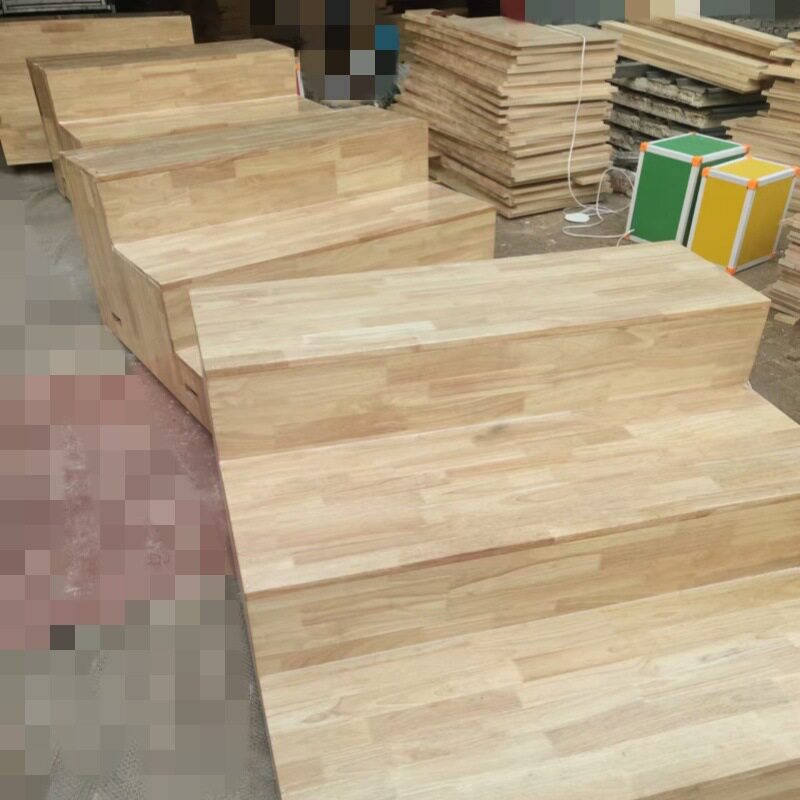 真实木阶梯凳 可组建合唱台合影台 学校专用舞台凳原木色做工精细