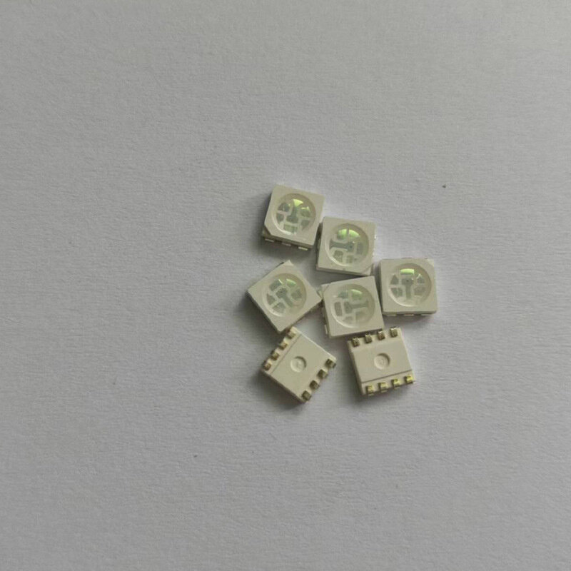 慢闪七彩灯5050LED发光二极管 慢闪七彩RGB灯红蓝绿贴片led批发