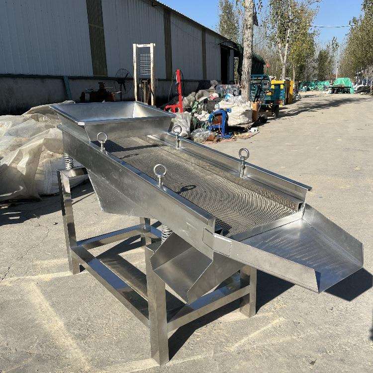 筛选土豆丁大小粉分离机器小型不锈钢材质两层筛网筛选机