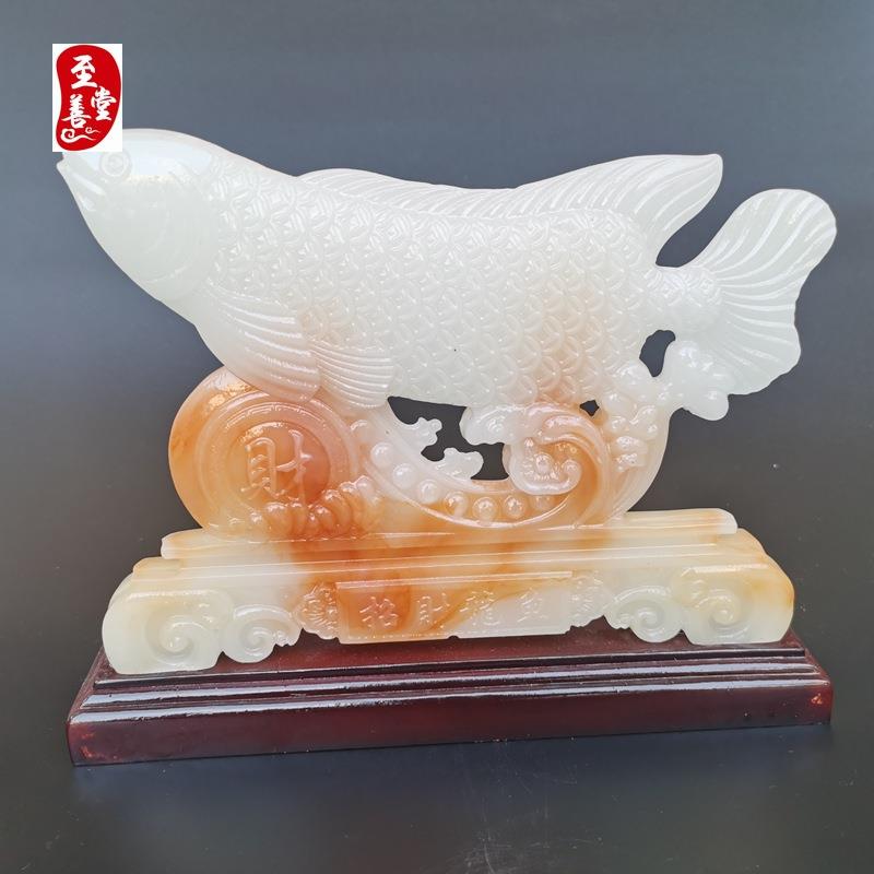 古玩仿寿山石雕仿阿富汗玉客厅装饰摆件01