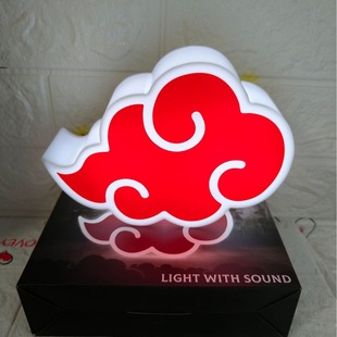 祥云云朵发声小夜灯 饰台灯床头灯 LED场景氛围装