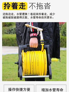 批发高压洗车水枪家用水管软管增压喷头冲洗浇花收纳架自来水接头