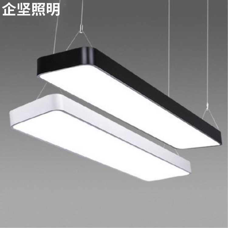 现代简约LED长条办公吊灯