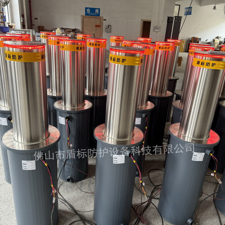 加工定做全密封免排水液压升降自动路桩学校公园景区止车伸缩柱