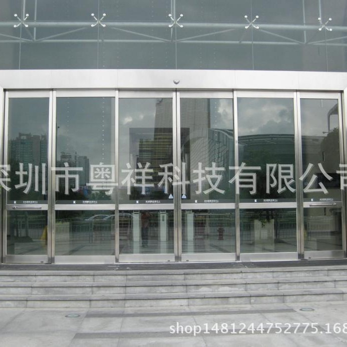 深圳厂家定玻璃感应门自动平移门玻璃门轨道无刷直流电机悬浮电机