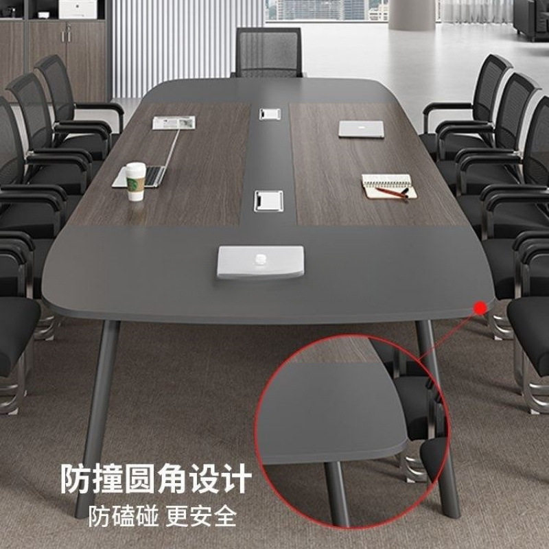 会议桌长桌简约现公室接待桌培训桌大小型会议室办公桌椅组合