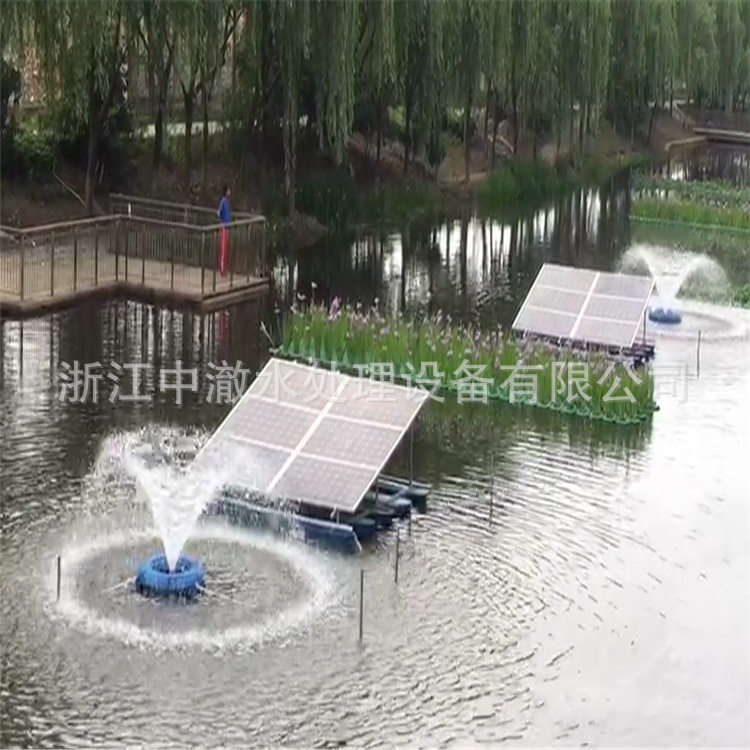 太阳能光伏喷泉曝气机不锈钢