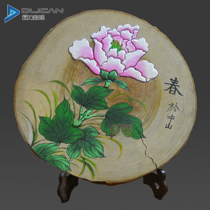 大幅面UV平板打印机仿古画挂画