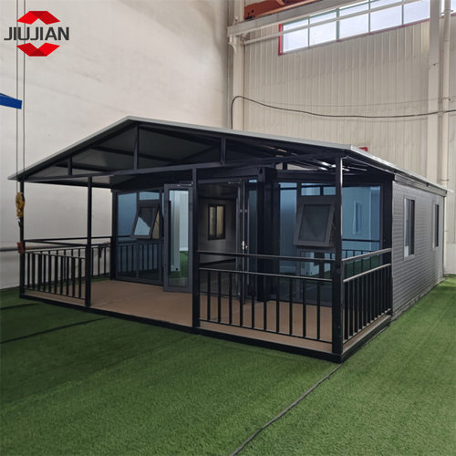 20尺双翼折叠展开集装箱房露台