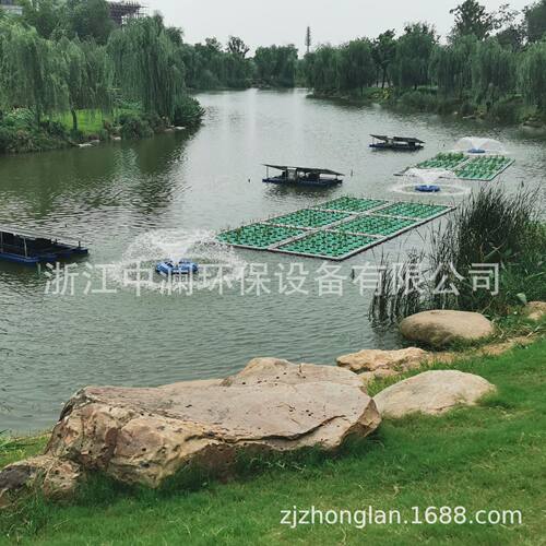 750W太阳能喷泉式曝气机选型