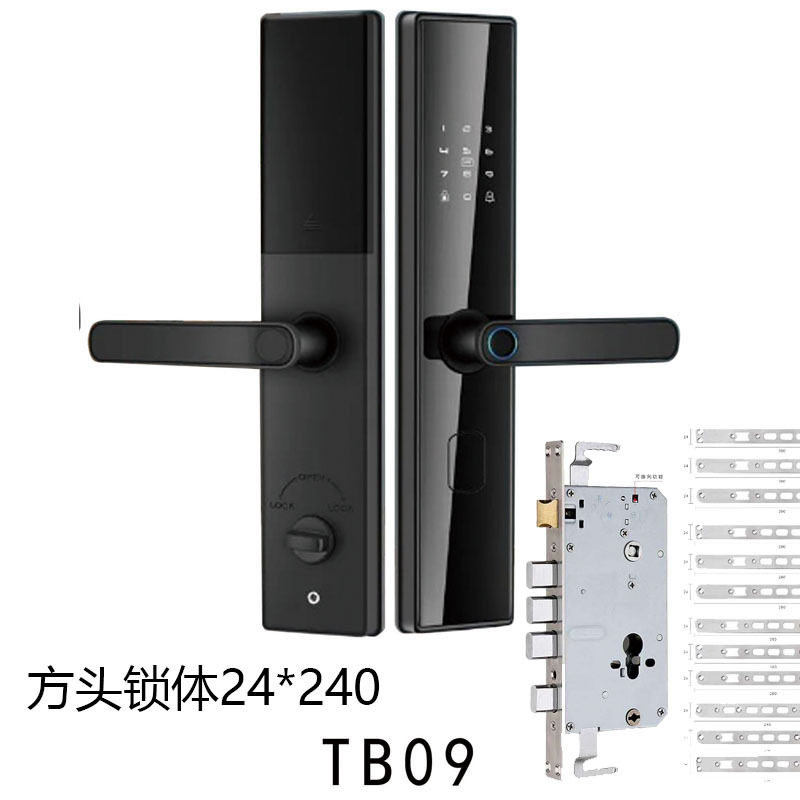 通通锁智能锁密锁家用门锁防盗门指纹电子锁民宿日租公寓锁木门