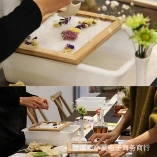 造纸术套装材料包儿童diy工具抄纸网框纸浆木框非遗文化手工