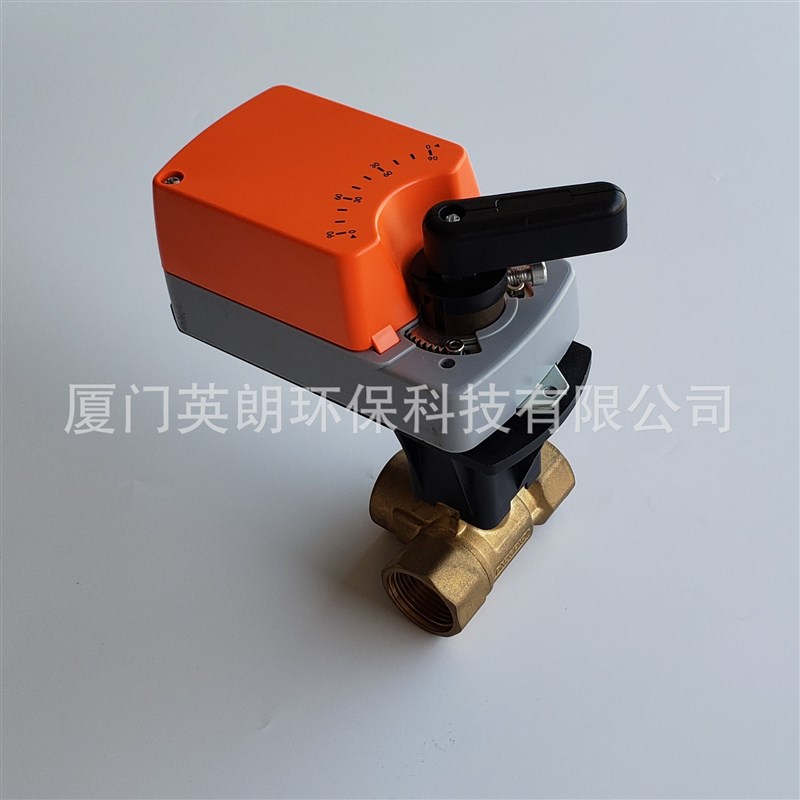 电动球阀三通阀dn25pn20,水阀蒸汽阀调节阀黄铜合流阀分流阀24V