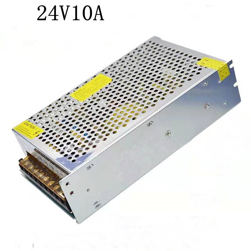 厂家直供外贸跨境专用24V10A监控LED电源24V250W灯条灯带开关电源
