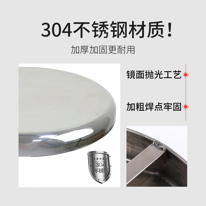 不锈钢升降椅子304家用实验室凳子美容凳子流水线工作凳子