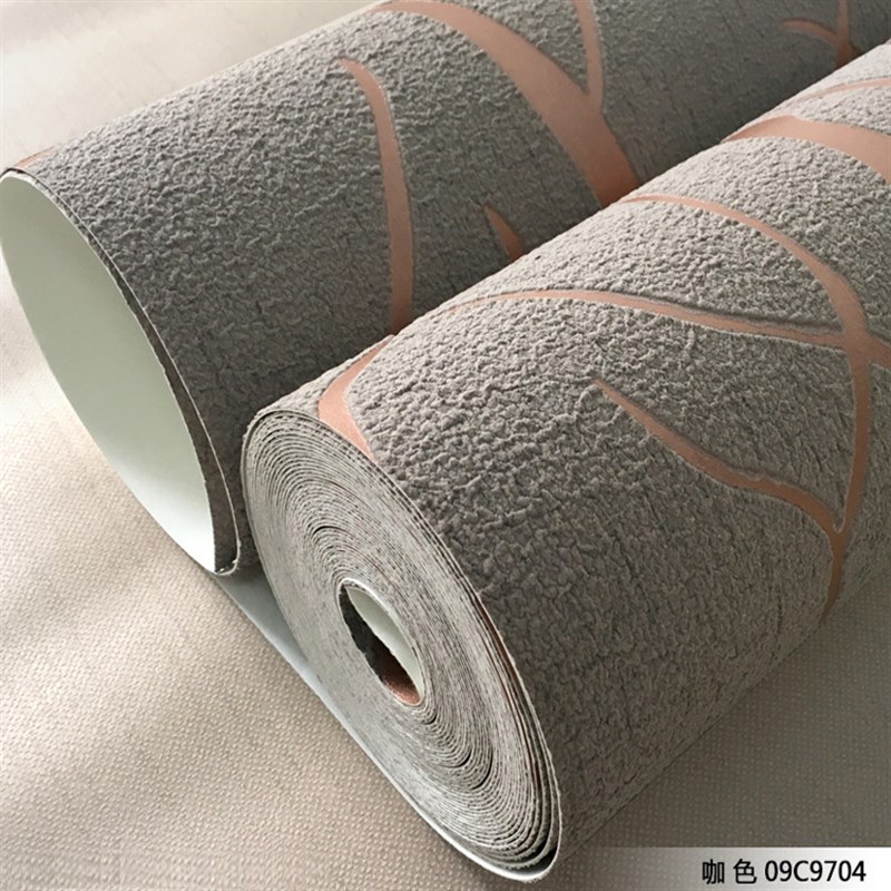 3D立体加厚绒树枝客厅电视背景墙纸现代时尚沙发影视墙壁纸