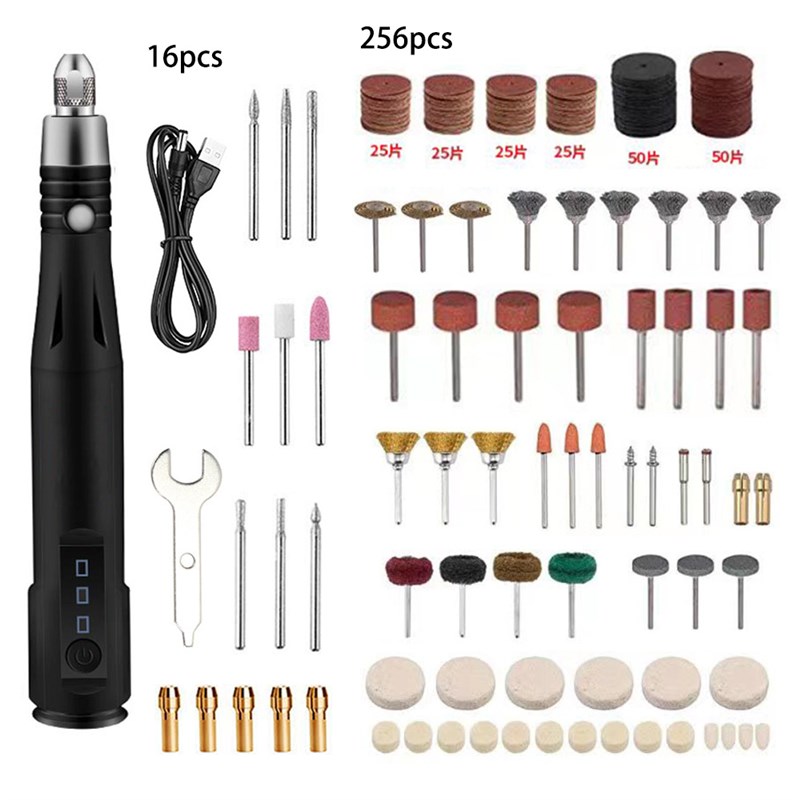 新款打磨笔迷你电动打磨机美甲玉石雕刻抛光工具电磨机