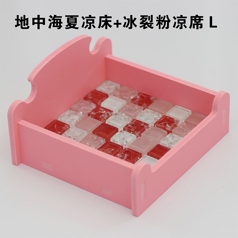 夏季仓鼠金丝熊消暑散热水晶冰垫兔子凉席宠物降温冰床用品