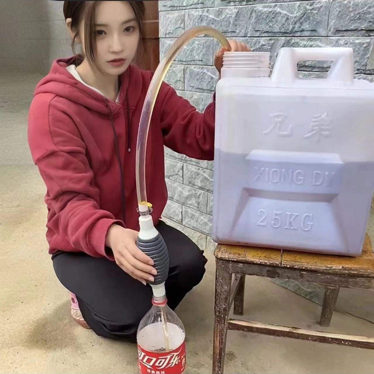 汽油吸油器自吸抽油管摩托车汽车货车家用换油器手动抽油器抽水器