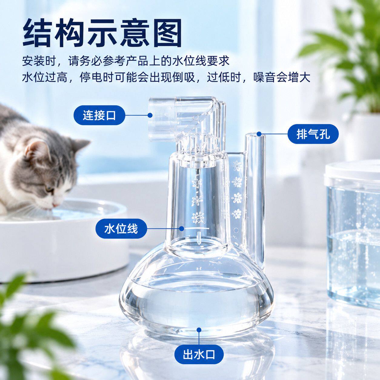 鱼缸出水增氧器配件鸭嘴增氧改装过滤桶水哑巴静音出水口加氧零件